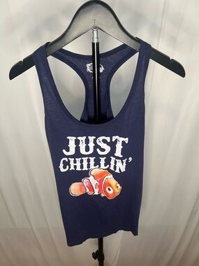 Disney Navy Nemo Racerback Tank